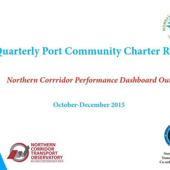 Quartely port community report Oct-Dec 2015